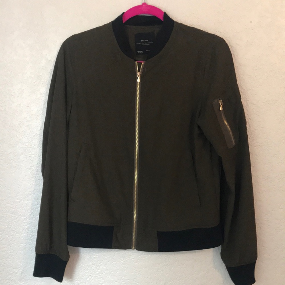 Zara bomber jacket
